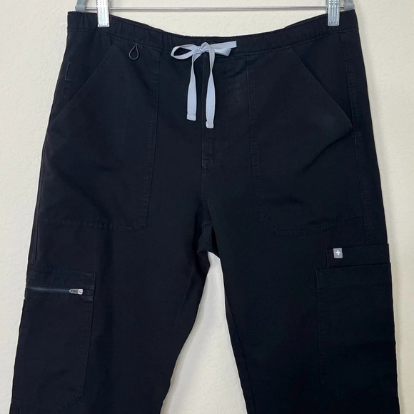 FIGS Men’s‎ Cairo Cargo Black Scrub Pants Size Medium - Picture 3 of 11